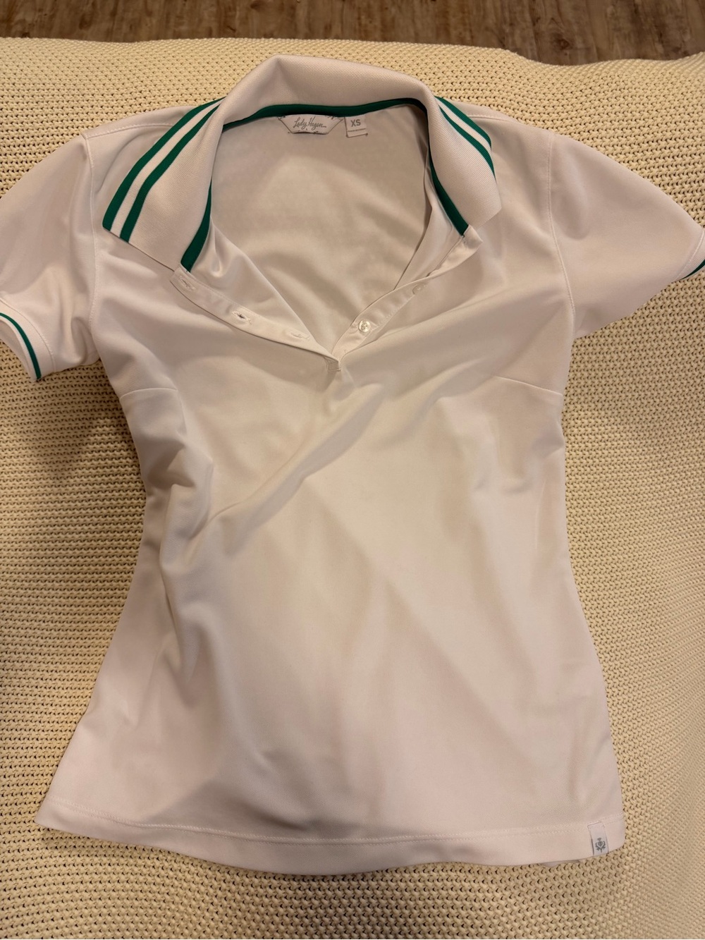 Lady Hagan - White polo shirt